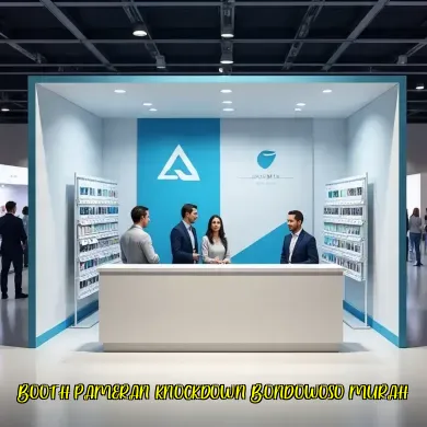 booth pameran knockdown bondowoso murah
